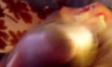 Amateur Indian man with a huge black cock pleasures his horny wife